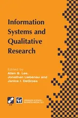 Cover of Information Systems and Qualitative Research