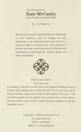 Cover of The Adventures of Sean Mccauley, from Ireland to Scotland Yard