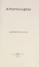 Cover of Afterthoughts