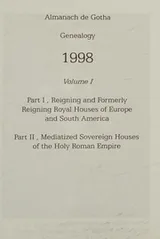 Cover of Almanach de Gotha genealogy 1998