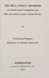 Cover of Bell Street Murders