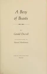 Cover of A bevy of beasts