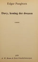 Cover of Davy, koning der dwazen