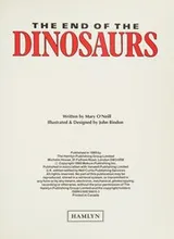 Cover of The End of the Dinosaurs