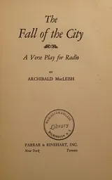 Cover of The Fall of the City