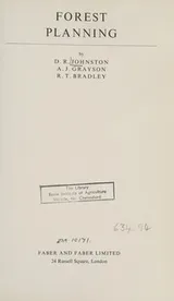 Cover of Forest Planning