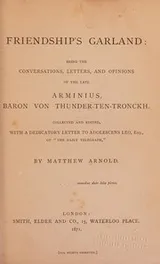 Cover of Friendship's Garland