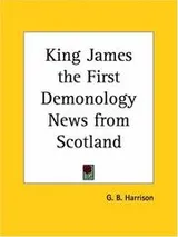 Cover of King James the First Demonology News from Scotland