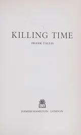 Cover of Killing time