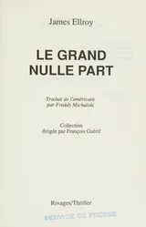 Cover of Le grand nulle part