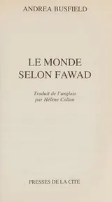 Cover of Le monde selon Fawad
