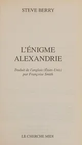 Cover of L' Enigme Alexandrie