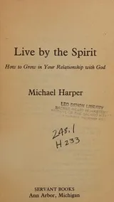 Cover of Live by the spirit
