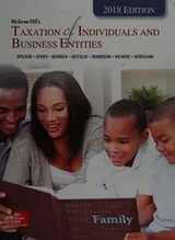 Cover of McGraw-Hill's Taxation of Individuals and Business Entities 2018 Edition