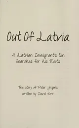 Cover of Out of Latvia