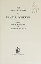 Cover of Poetical Works
