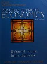 Cover of Principles of Macro Economics PCC202