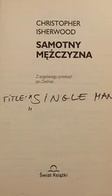 Cover of Samotny mezczyzna