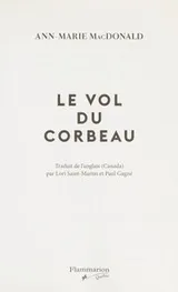 Cover of Vol du corbeau