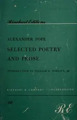Cover of Selected poetry & prose