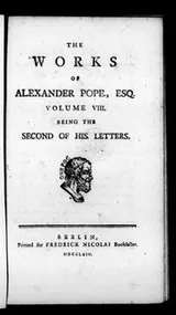 Cover of The second of his letters