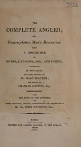 Cover of The complete angler