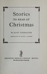 Cover of Stories to read at Christmas