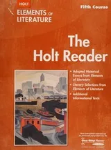 Cover of The Holt reader--Elements of Literature, Fifth Course