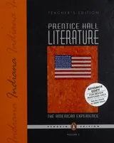 Cover of Indiana -- Prentice Hall Literature--The American Experience, Volume 1