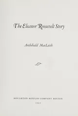 Cover of The Eleanor Roosevelt story