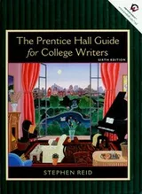 Cover of The Prentice Hall Guide for College Writers -- sixth edition