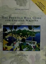 Cover of The Prentice Hall Guide for College Writers -- fifth edition