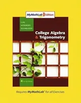 Cover of College Algebra and Trigonometry