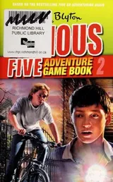 Cover of The Famous Five adventure game book 2