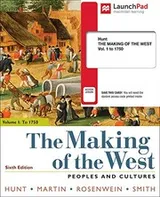 Cover of Making of the West 6e Volume One