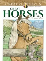 Cover of Creative Haven Great Horses Coloring Book