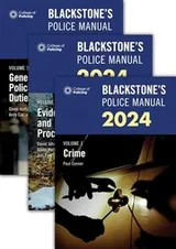 Cover of Blackstone's Police Manuals Three Volume Set 2024