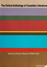 Cover of The Oxford anthology of Canadian literature -- second edition
