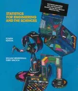 Cover of Statistics for engineering and the sciences