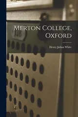 Cover of Merton College, Oxford