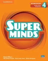 Cover of Super Minds Level 4 Teacher's Book with Digital Pack British English