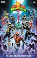 Cover of Mighty Morphin Power Rangers #100