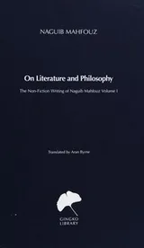 Cover of On Literature and Philosophy