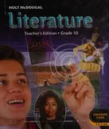 Cover of Holt McDougal Literature--Grade 10