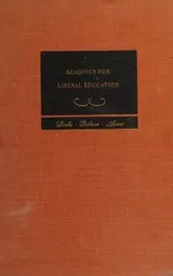 Cover of Readings for liberal education