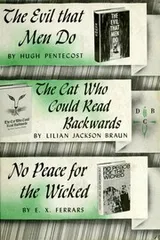 Cover of The evil that men do; The cat who could read backwards; No peace for the wicked