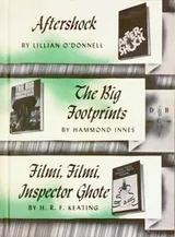 Cover of Aftershock; the Big Footprints; Filmi, Filmi, Inspector Ghote