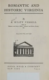 Cover of Romantic and historic Virginia