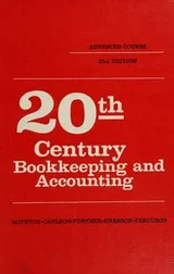 Cover of 20th CENTURY BOOKKEEPING & ACCOUNTING 23rd Edition