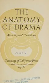 Cover of The anatomy of drama